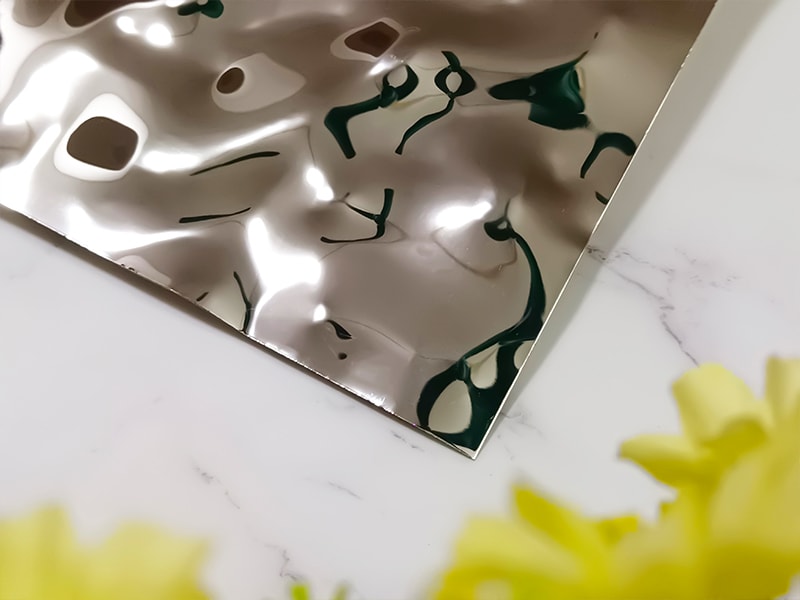 M-Wave Water Ripple Stainless Steel Sheet