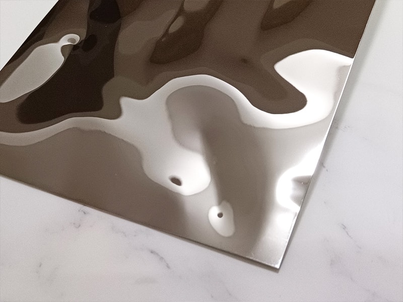 F-Wave Water Ripple Stainless Steel Sheet