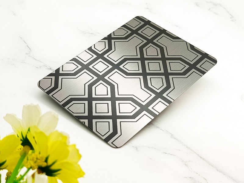 Etched XM-8 Stainless Steel Sheet