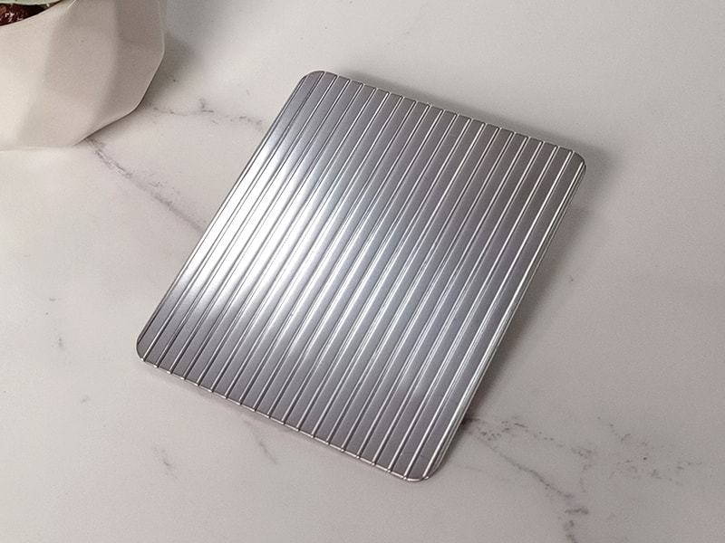 Lines Embossed Finish Stainless Steel Sheet