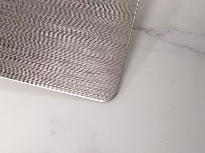 Wavy Lines Embossed Finish Stainless Steel Sheet