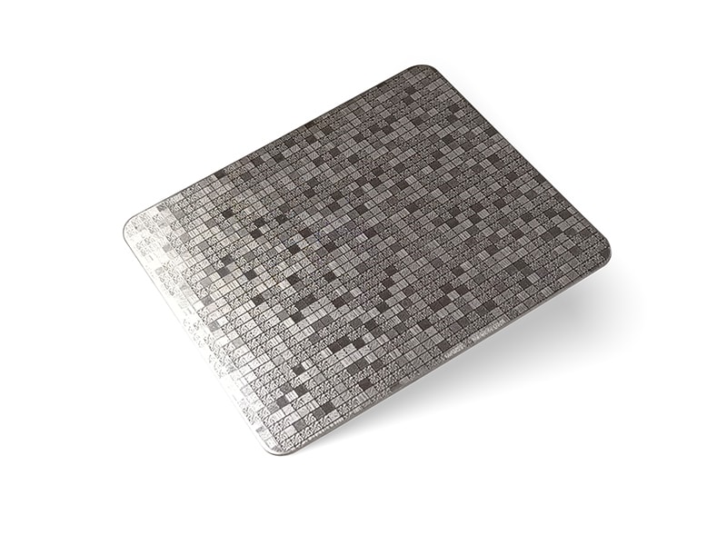 Lattice Pattern Embossed Finish Stainless Steel Sheet