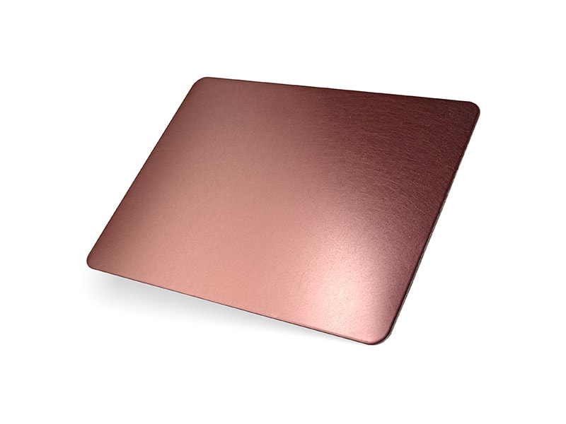 Wine Red Vibration Finish Stainless Steel Sheet