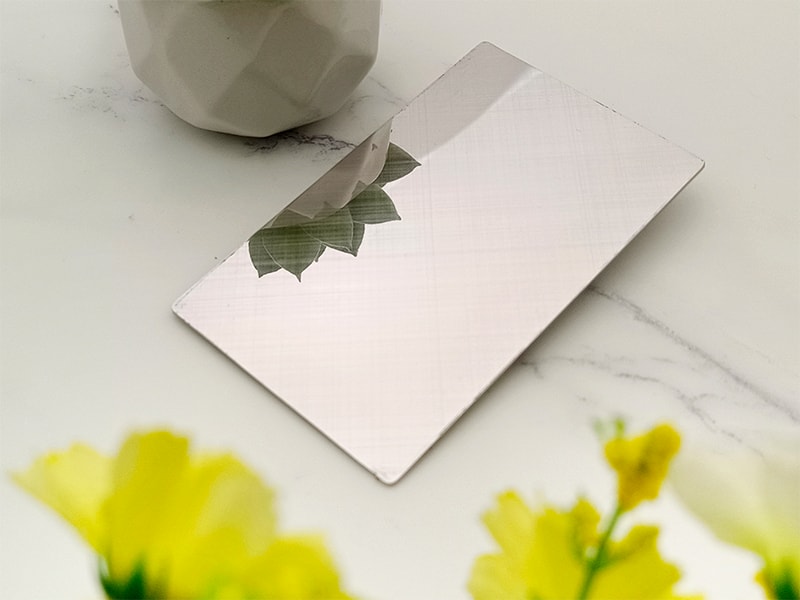 Cross Hairline Finish Stainless Steel Sheet