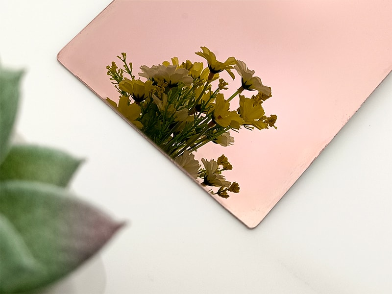 PVD Rose Gold Stainless Steel Sheet